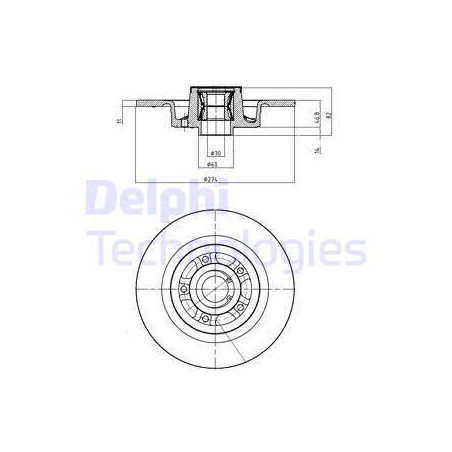 Jeu de 2 disques de frein...