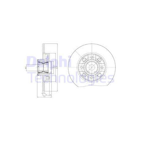 Jeu de 2 disques de frein...