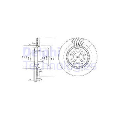 Jeu de 2 disques de frein...