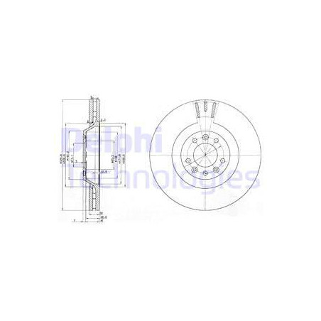 Jeu de 2 disques de frein...