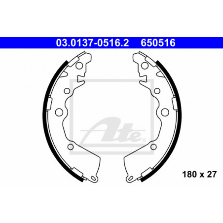 Jeu de mâchoires de frein ATE