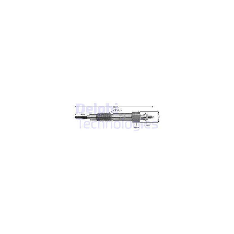 Bougie de préchauffage DELPHI