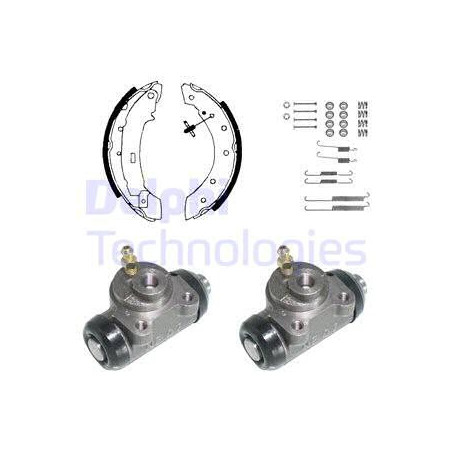 Jeu de mâchoires de frein DELPHI