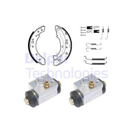 Jeu de mâchoires de frein DELPHI