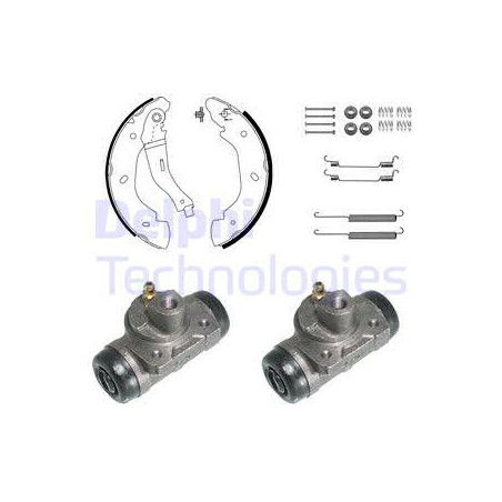 Jeu de mâchoires de frein DELPHI