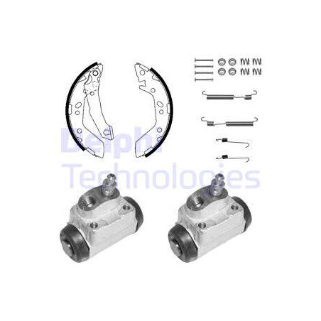 Jeu de mâchoires de frein DELPHI