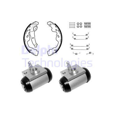 Jeu de mâchoires de frein DELPHI