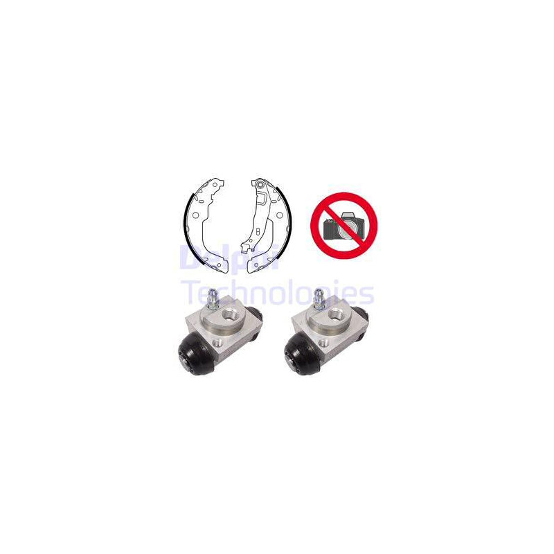 Jeu de mâchoires de frein DELPHI