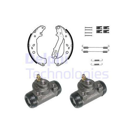 Jeu de mâchoires de frein DELPHI