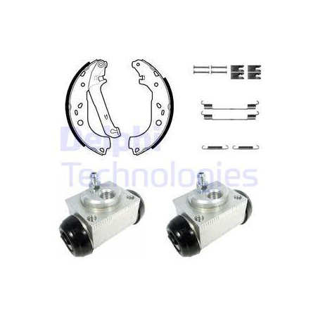 Jeu de mâchoires de frein DELPHI