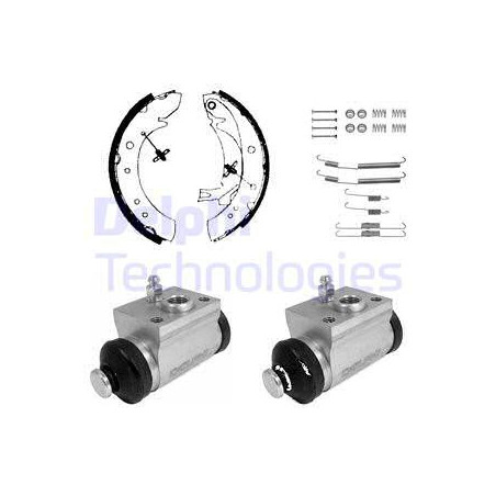 Jeu de mâchoires de frein DELPHI