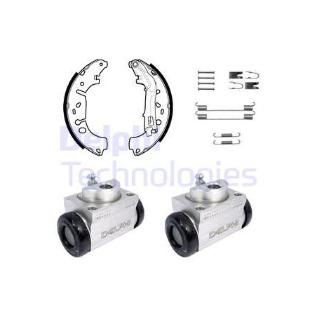 Jeu de mâchoires de frein DELPHI