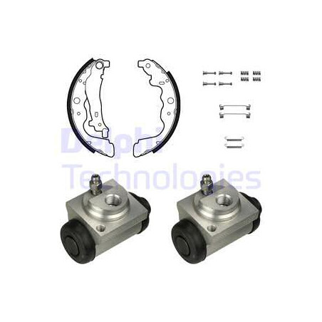 Jeu de mâchoires de frein DELPHI