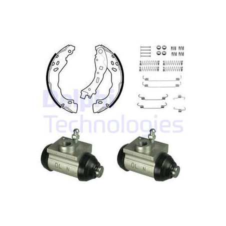 Jeu de mâchoires de frein DELPHI