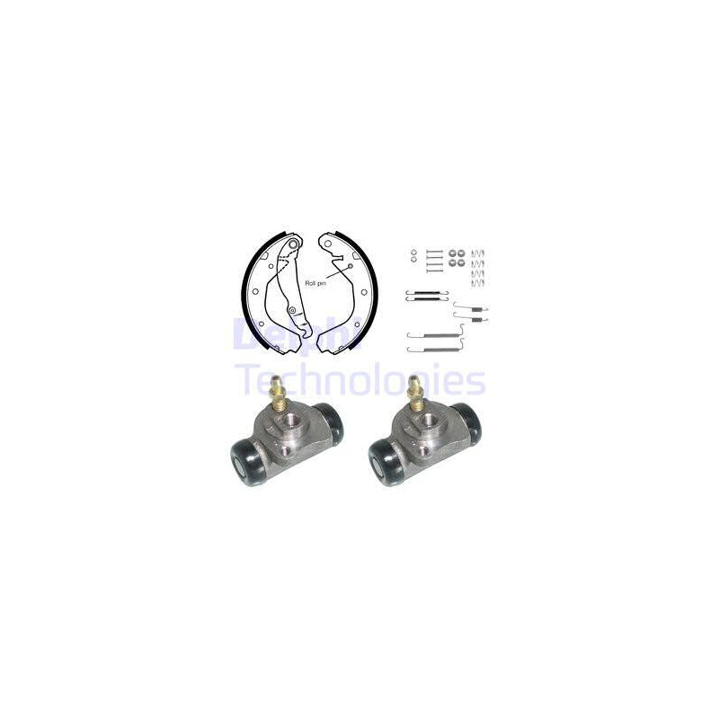 Jeu de mâchoires de frein DELPHI