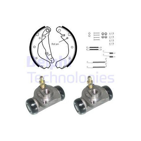 Jeu de mâchoires de frein DELPHI