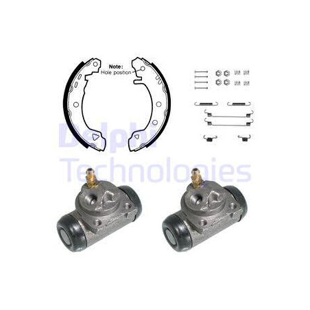 Jeu de mâchoires de frein...