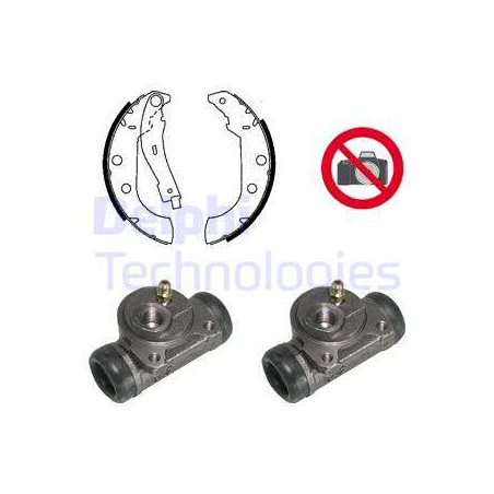 Jeu de mâchoires de frein DELPHI