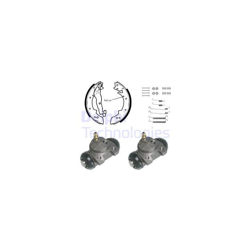 Jeu de mâchoires de frein DELPHI
