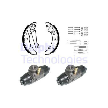 Jeu de mâchoires de frein DELPHI