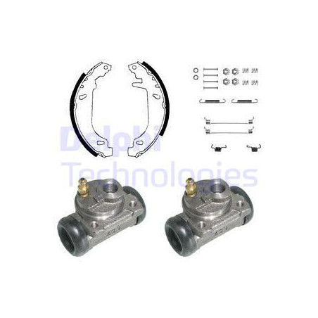Jeu de mâchoires de frein DELPHI