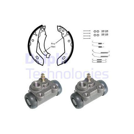 Jeu de mâchoires de frein...