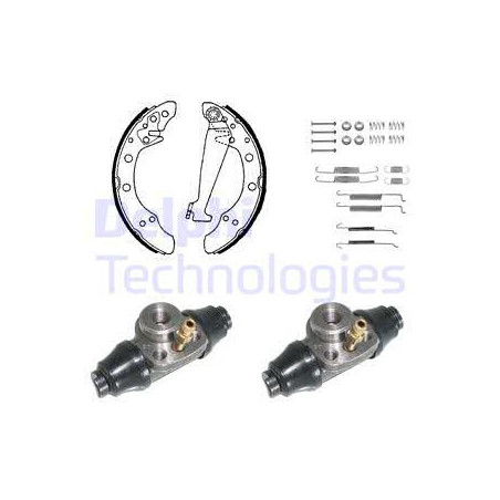 Jeu de mâchoires de frein DELPHI