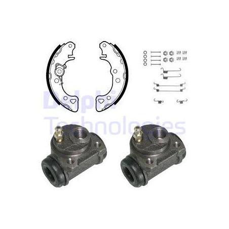 Jeu de mâchoires de frein...