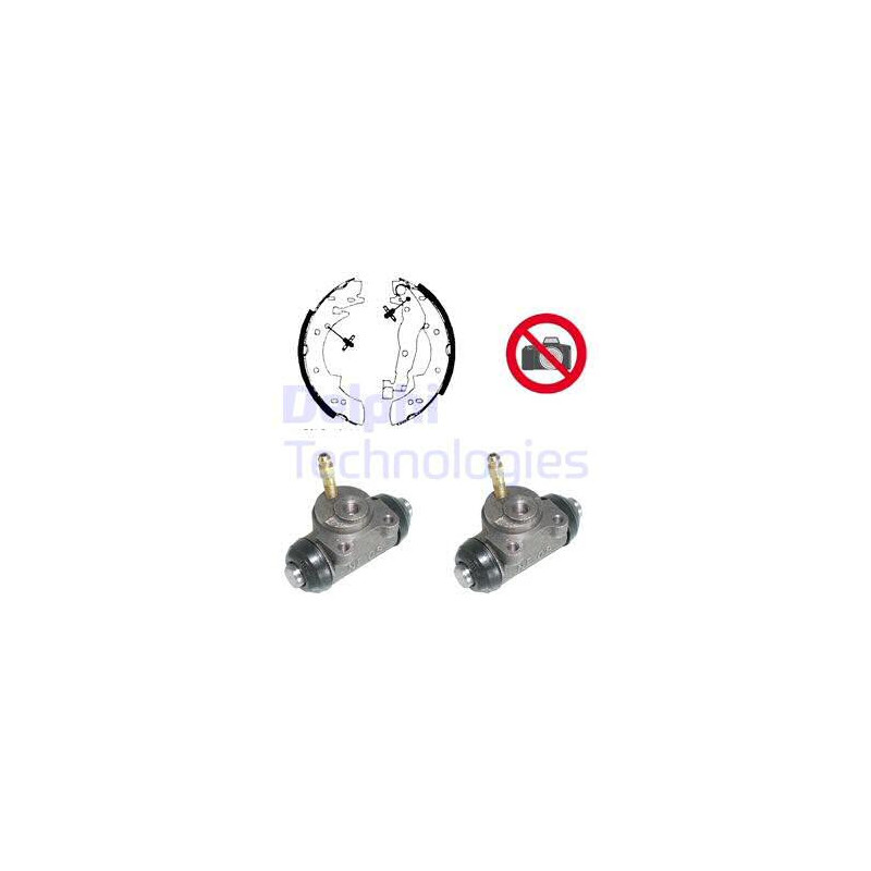 Jeu de mâchoires de frein DELPHI