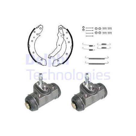 Jeu de mâchoires de frein DELPHI