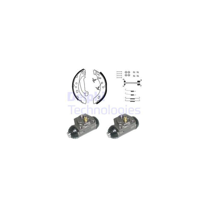 Jeu de mâchoires de frein DELPHI