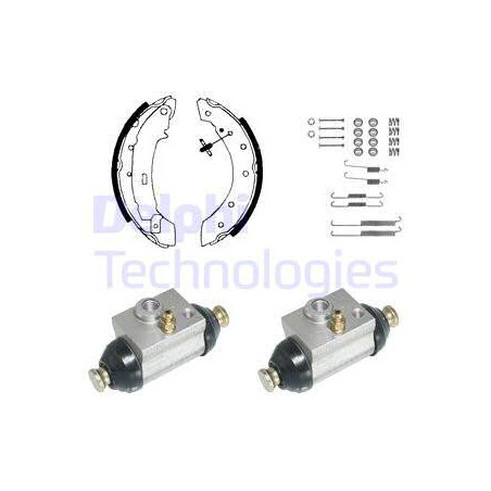 Jeu de mâchoires de frein DELPHI