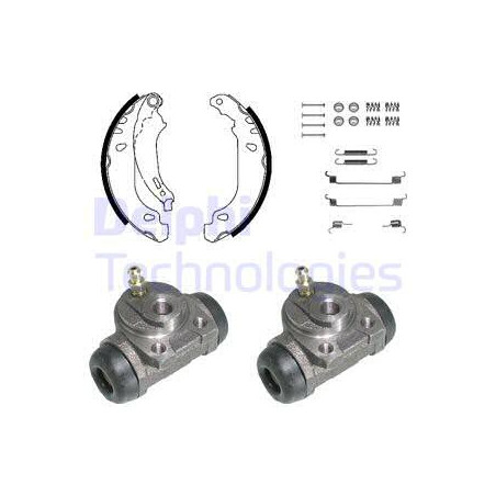 Jeu de mâchoires de frein DELPHI