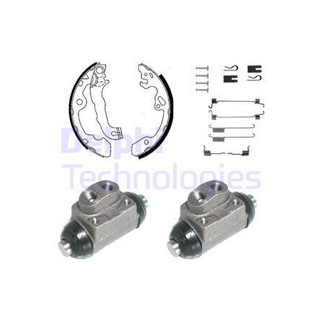 Jeu de mâchoires de frein DELPHI