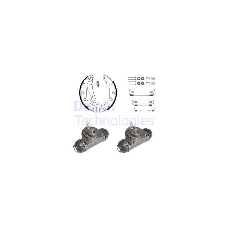 Jeu de mâchoires de frein DELPHI