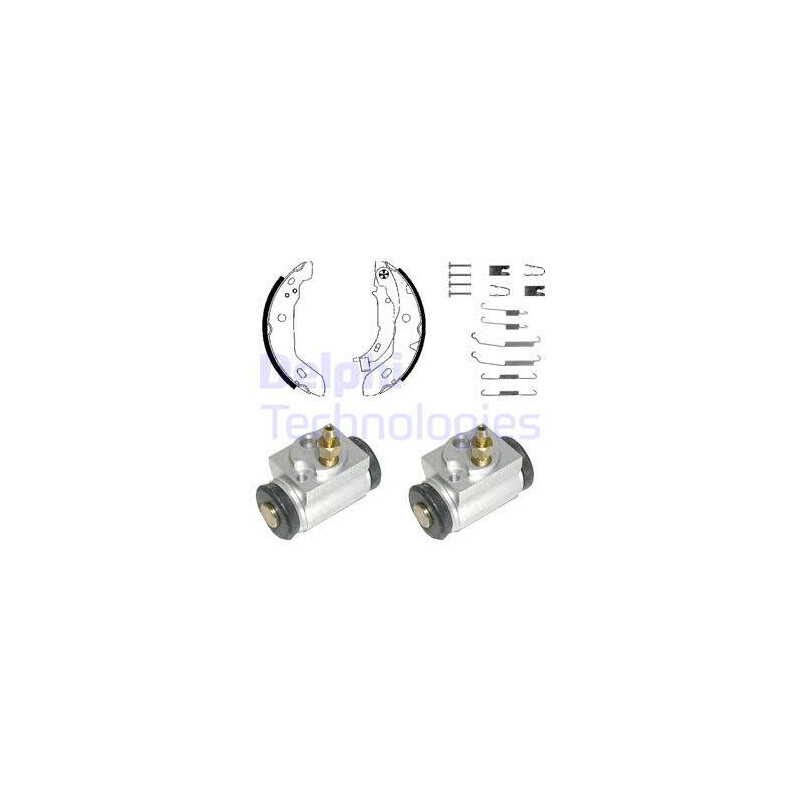 Jeu de mâchoires de frein DELPHI