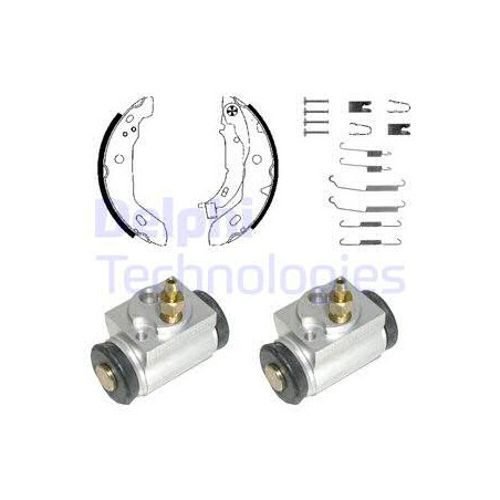 Jeu de mâchoires de frein DELPHI