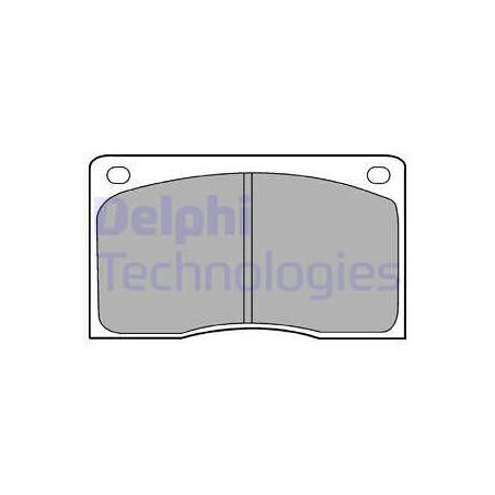 Jeu de quatre plaquettes de frein à disque DELPHI