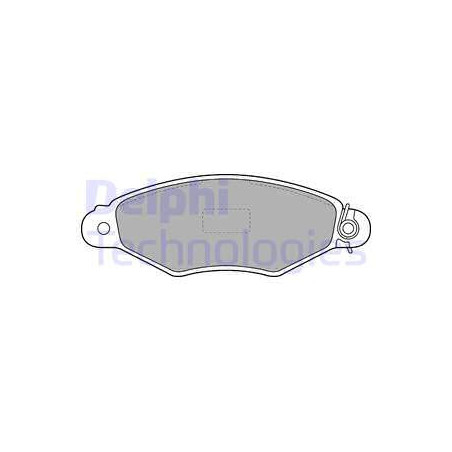 Jeu de quatre plaquettes de frein à disque DELPHI