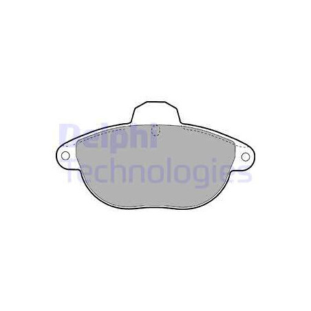 Jeu de quatre plaquettes de frein à disque DELPHI