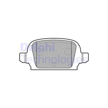 Jeu de quatre plaquettes de frein à disque DELPHI