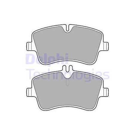 Jeu de quatre plaquettes de frein à disque DELPHI