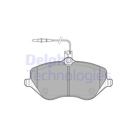 Jeu de quatre plaquettes de frein à disque DELPHI