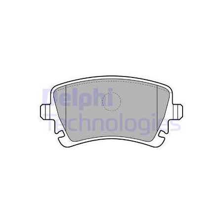 Jeu de quatre plaquettes de frein à disque DELPHI