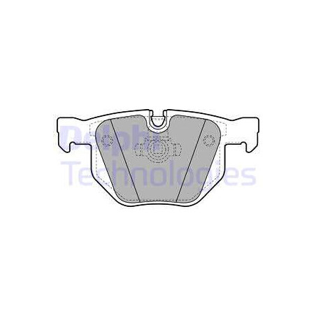 Jeu de quatre plaquettes de frein à disque DELPHI