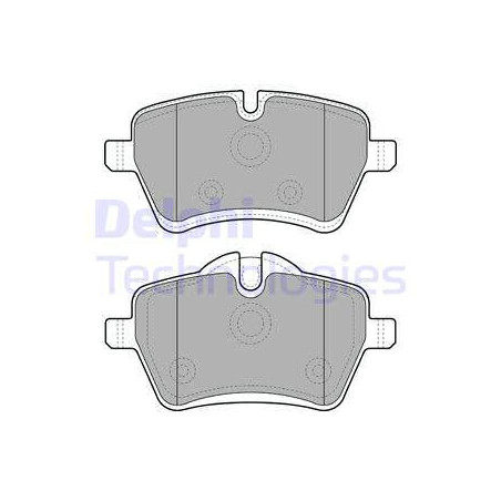 Jeu de quatre plaquettes de frein à disque DELPHI