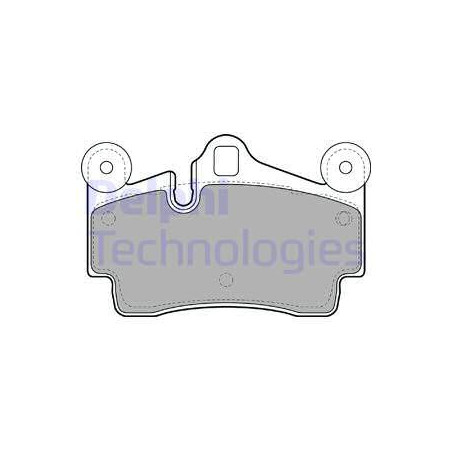 Jeu de quatre plaquettes de frein à disque DELPHI