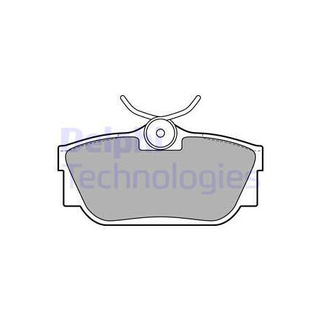 Jeu de quatre plaquettes de frein à disque DELPHI