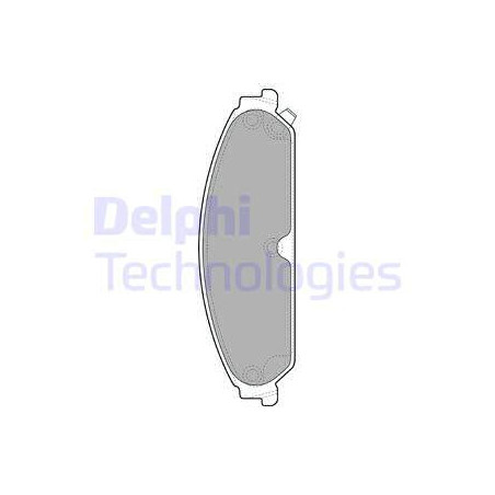 Jeu de quatre plaquettes de frein à disque DELPHI