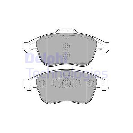 Jeu de quatre plaquettes de frein à disque DELPHI